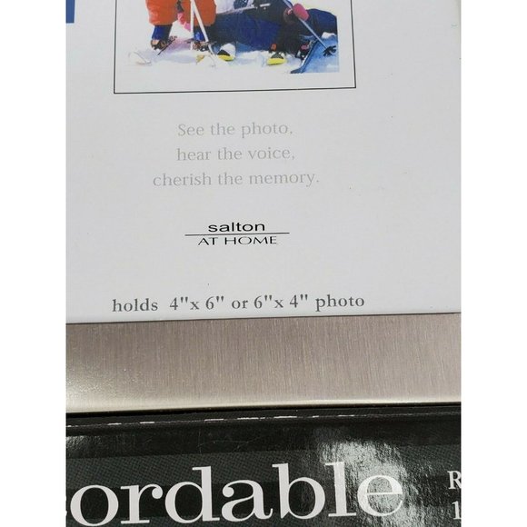 Salton At Home Recordable Memories 4"x6" Picture Frame 10 Second Message - Picture 11 of 11